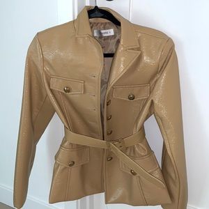 Storets Patent Leather Blazer - NWOT